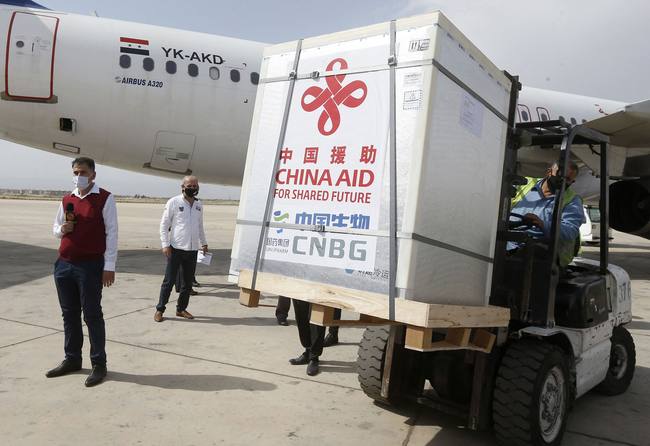 Ndihmat e Kinës ndaj vendeve të tjera në luftën anti-pandemike(VCG)