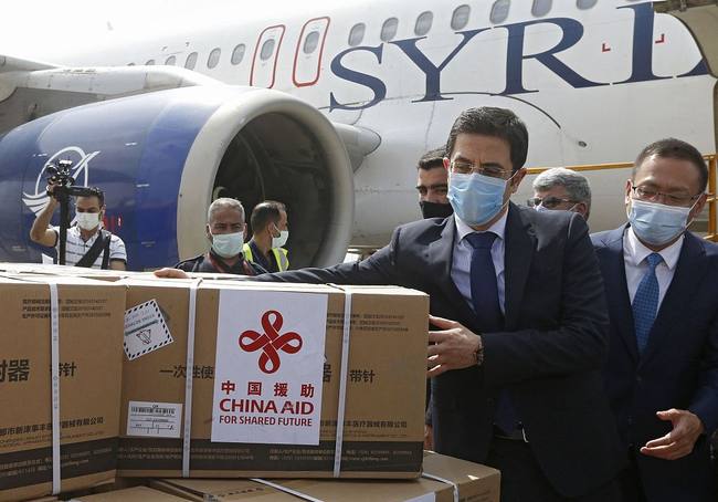Vaksinat kineze e ndihmës mbërritën në Siri(VCG)