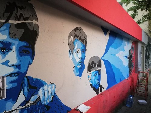 Murale ne Tirane (foto kult plus)