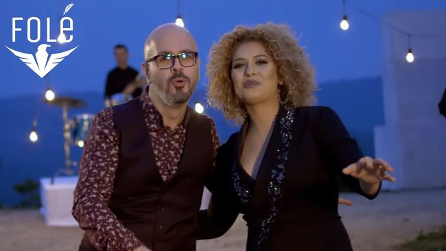 Sidrit Bejleri dhe Denisa Gjezo (Foto nga videoklipi)