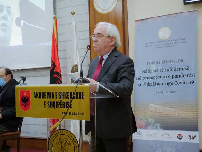 Kryetari i Akademisë së Shkencave S. Gjinushi (ATSH)