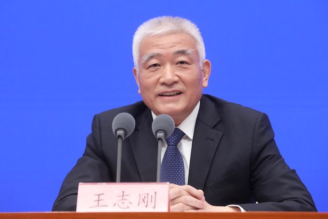 Ministri i Shkencës dhe i Teknologjisë i Kinës Wang Zhigang（Foto:VCG）