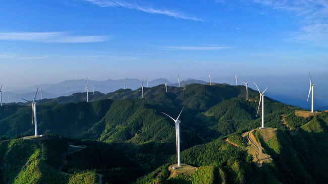Prodhimi i eletrikut me erë, Ji'an, provincë Jiangxi(Foto:VCG)