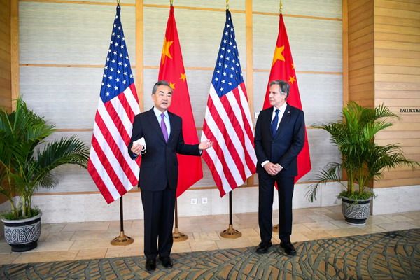 Takimi i kryediplomatëve Kinë-ShBA(Foto:Ministria e Jashtme e Kinës)