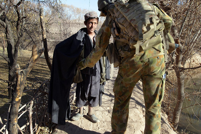 Një ushtar australian në një mision në Afganistan(Foto:VCG)