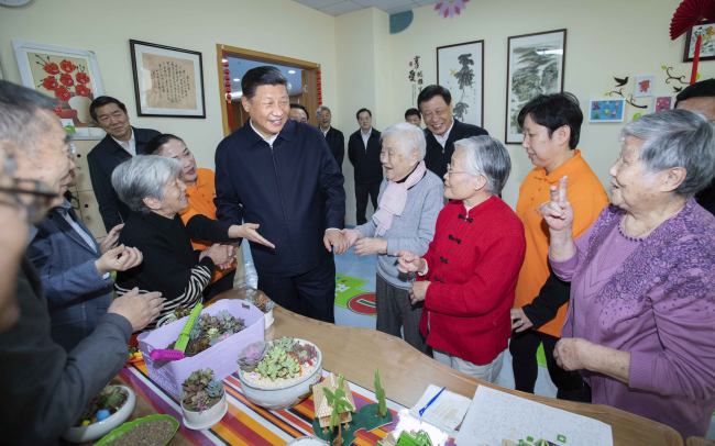 Kina je već postala staro društvo, a naša zajednička želja je da svaka starija osoba provodi sretne srebrne godine.