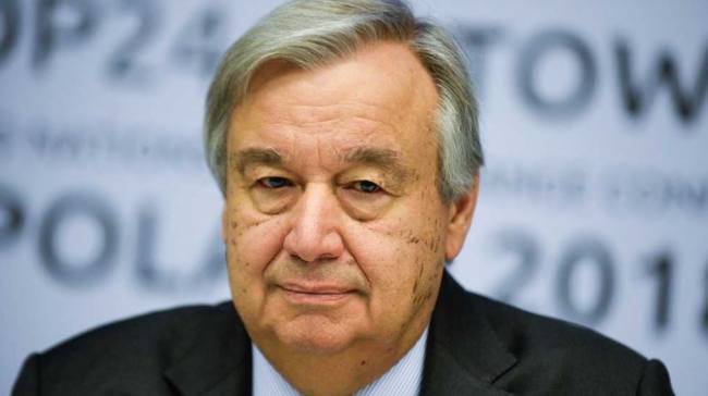 Snímek: Archivní fotografie generálního tajemníka OSN Antónia Guterrese. /CFP<br><br>