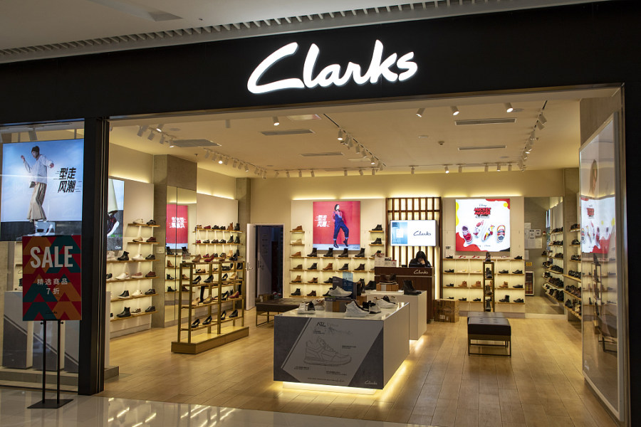 Ein Clarks-Geschäft in Shanghai Foto/VCG
