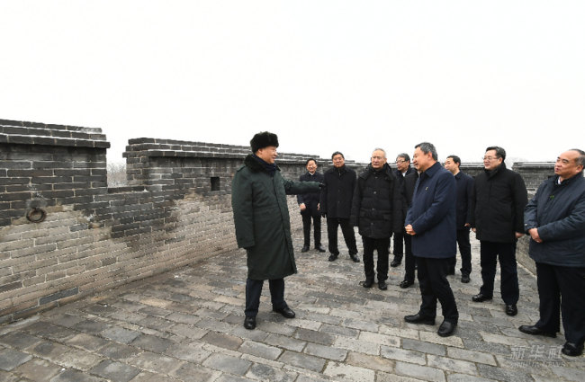 Ispezione di Xi Jinping nell’antica città di Pingyao, il 27 gennaio del 2022