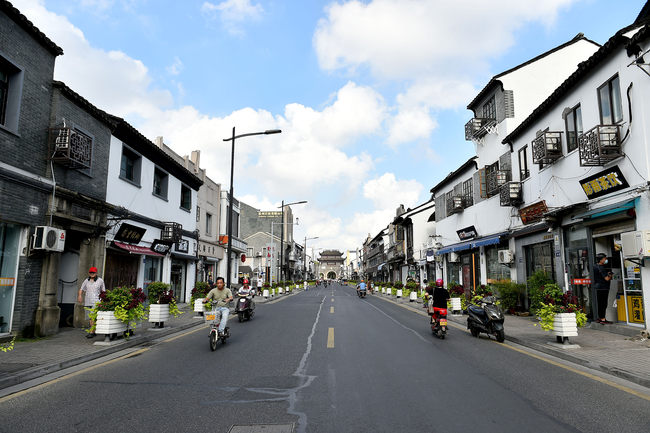 Strada veche Xizhongshi din orașul Suzhou