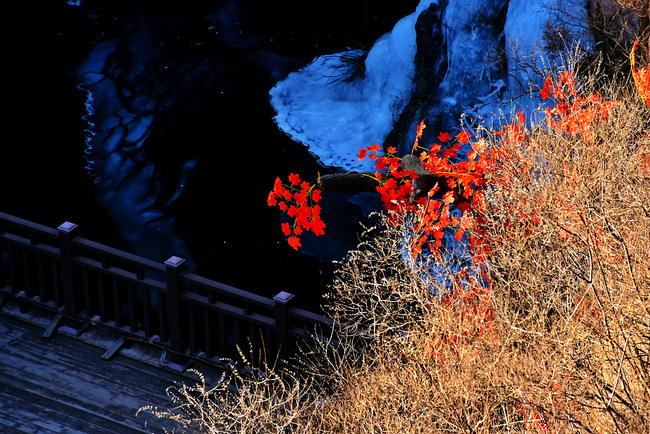Cascadele înghețate din Shenquanxia