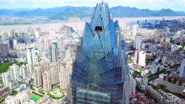 Oraşul multicolor Wenzhou